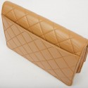 Pochette Vintage CHANEL cuir beige