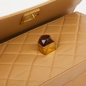  Pochette Vintage CHANEL cuir beige