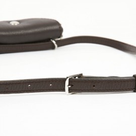 HERMES Vintage Belt Bag in Brown Shearling 