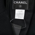 Veste courte CHANEL T34 laine noire