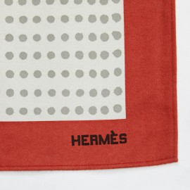 Plaid HERMES Imprimés brique