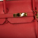 HERMES Birkin 40 Bag in Peony Togo Leather