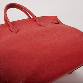 HERMES Birkin 40 Bag in Peony Togo Leather