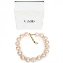 Shoker CHANEL perles pate de verre rose