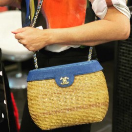 Sac CHANEL osier et Jean's