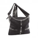 Sac CHANEL Girl en tweed noir et brillants 