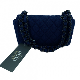 Sac éponge CHANEL bleu