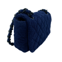 CHANEL Timeless Blue Terrycloth Bag