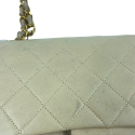 Timeless CHANEL cuir d'agneau beige