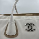 CHANEL Beige Tote Bag in Leather