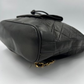 Sac à dos CHANEL vintage noir