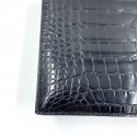 Sac HERMES croco noir Vintage