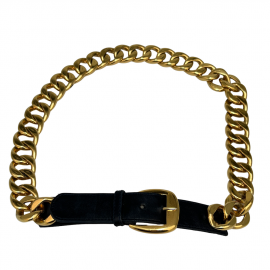 Ceinture CHANEL chaine et cuir