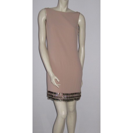 Robe AZZARO T38 rose bisque