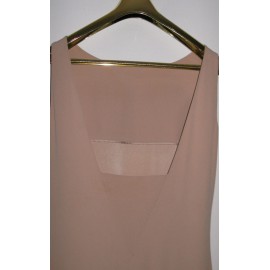 Robe AZZARO T38 rose bisque