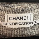 CHANEL gray wool jacket T42