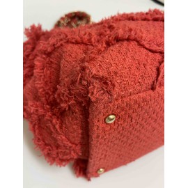 Cabas CHANEL Tweed corail