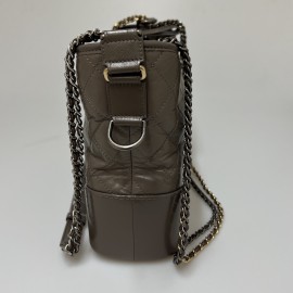 Sac Gabrielle CHANEL cuir taupe