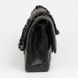 Timeless CHANEL cuir d'agneau all black