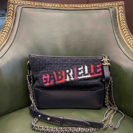 Sac Gabrielle CHANEL Hobo bleu marine