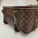 Bagage roulant LOUIS VUITTON damier marron