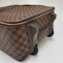 Bagage roulant LOUIS VUITTON damier marron