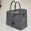 Birkin 30 HERMES crocodile porosus brighton