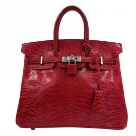 Birkin 25 HERMES Lézard Varan du Nil 