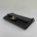 Wallet on chain CHANEL noir et perles