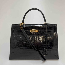 Kelly 35 HERMES crocodile Porosus