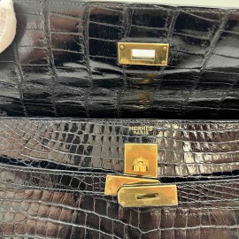 Kelly 35 HERMES crocodile Porosus