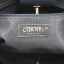 Cabas CHANEL cuir bleu