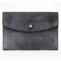 Pochette HERMES daim gris