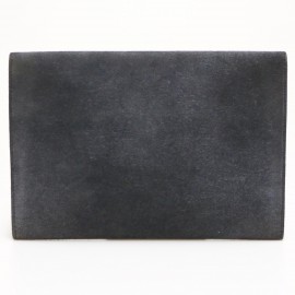 Pochette HERMES daim gris