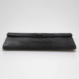 Pochette HERMES daim gris