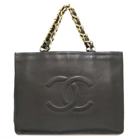 Cabas CHANEL vintage chaines longues