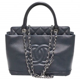 Sac CHANEL cuir bleu