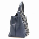 Sac CHANEL cuir bleu