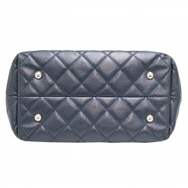 Sac CHANEL cuir bleu