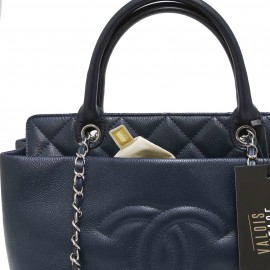 Sac CHANEL cuir bleu