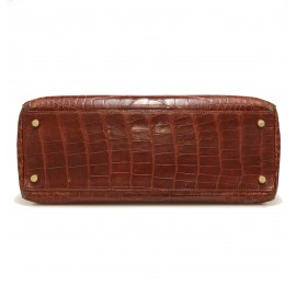 Kelly 32 HERMES alligator Mississipi fauve mat