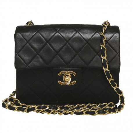 Mini Timeless CHANEL vintage noir