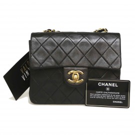 Mini Timeless CHANEL vintage noir