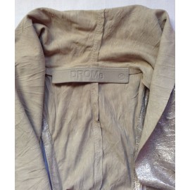 veste DROME ss manches beige nacré TM