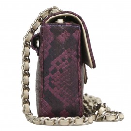 Mini sac ceinture CHANEL lezard violet