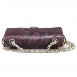 Mini sac ceinture CHANEL lezard violet