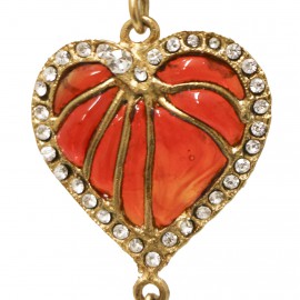 Clous MARGUERITE DE VALOIS coeur pendants