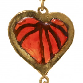 Clous MARGUERITE DE VALOIS coeur pendants