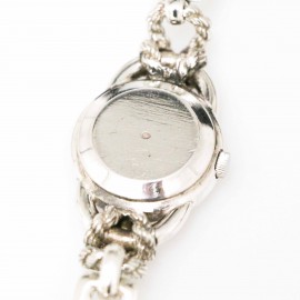 Montre HERMES noeuds et cordages argent