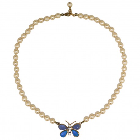 Collier MARGUERITE DE VALOIS papillon